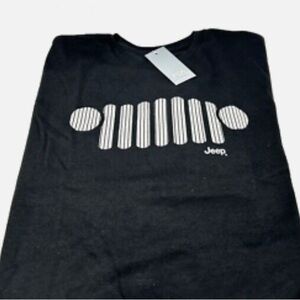 XL New Men's Black Jeep Grille Short Sleeve T-shirt X-Large